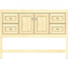 Strasser Woodenwork 54.239 - 48 X 21 X 34.5 Alki Spa Vanity Deco Miter Nat Maple Sb