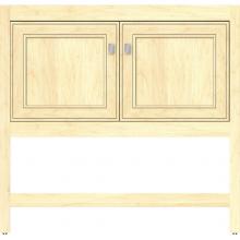 Strasser Woodenwork 54.400 - 36 X 18.5 X 34.5 Alki Spa Vanity Deco Miter Nat Maple Std