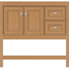 Strasser Woodenwork 54.435 - 36 X 18.5 X 34.5 Alki Spa Vanity Deco Miter Nat Oak Rh
