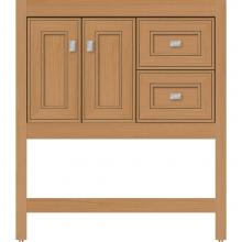 Strasser Woodenwork 54.419 - 30 X 21 X 34.5 Alki Spa Vanity Deco Miter Nat Oak Rh