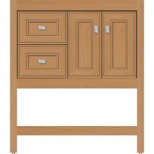 Strasser Woodenwork 54.421 - 30 X 21 X 34.5 Alki Spa Vanity Deco Miter Nat Oak Lh