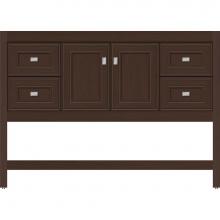 Strasser Woodenwork 54.607 - 48 X 21 X 34.5 Alki Spa Vanity Deco Miter Choc Oak Sb