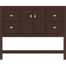 Strasser Woodenwork 54.609 - 42 X 21 X 34.5 Alki Spa Vanity Deco Miter Choc Oak Sb