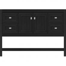 Strasser Woodenwork 54.685 - 48 X 21 X 34.5 Alki Spa Vanity Deco Miter Midnight Oak Sb