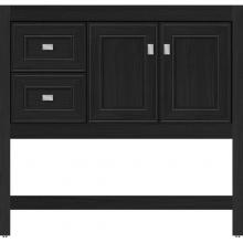 Strasser Woodenwork 54.691 - 36 X 21 X 34.5 Alki Spa Vanity Deco Miter Midnight Oak Lh