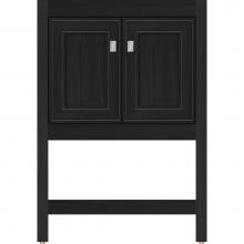 Strasser Woodenwork 54.697 - 24 X 21 X 34.5 Alki Spa Vanity Deco Miter Midnight Oak Std