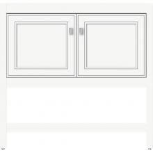 Strasser Woodenwork 54.390 - 36 X 18.5 X 34.5 Alki Spa Vanity Deco Miter Sat White Std