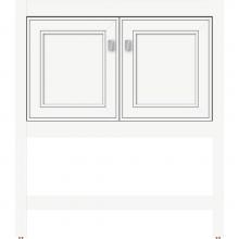 Strasser Woodenwork 54.357 - 30 X 21 X 34.5 Alki Spa Vanity Deco Miter Sat White Std