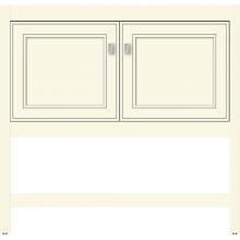 Strasser Woodenwork 54.392 - 36 X 18.5 X 34.5 Alki Spa Vanity Deco Miter Sat Biscuit Std