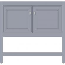 Strasser Woodenwork 54.781 - 36 X 21 X 34.5 Alki Spa Vanity Deco Miter Sat Silver Std