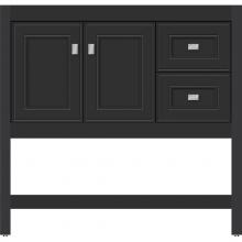 Strasser Woodenwork 54.345 - 36 X 21 X 34.5 Alki Spa Vanity Deco Miter Sat Black Rh