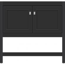 Strasser Woodenwork 54.402 - 36 X 18.5 X 34.5 Alki Spa Vanity Deco Miter Sat Black Std