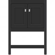 Strasser Woodenwork 54.353 - 24 X 21 X 34.5 Alki Spa Vanity Deco Miter Sat Black Std