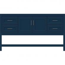 Strasser Woodenwork 58-177 - 60 X 21 X 34.5 Alki Spa Vanity Deco Miter Lapis Night Sb