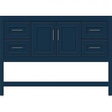 Strasser Woodenwork 58-180 - 48 X 18.5 X 34.5 Alki Spa Vanity Deco Miter Lapis Night Sb