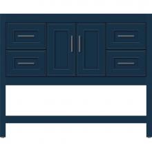 Strasser Woodenwork 58-181 - 42 X 21 X 34.5 Alki Spa Vanity Deco Miter Lapis Night Sb