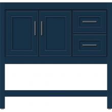 Strasser Woodenwork 58-184 - 36 X 18.5 X 34.5 Alki Spa Vanity Deco Miter Lapis Night Rh