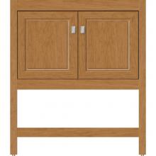 Strasser Woodenwork 55.016 - 30 X 18.5 X 34.5 Alki Spa Vanity Ogee Miter Nat Cherry Std