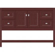 Strasser Woodenwork 54.891 - 48 X 18.5 X 34.5 Alki Spa Vanity Ogee Miter Dk Cherry Sb