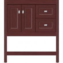 Strasser Woodenwork 54.940 - 30 X 21 X 34.5 Alki Spa Vanity Ogee Miter Dk Cherry Rh