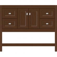 Strasser Woodenwork 55.130 - 42 X 18.5 X 34.5 Alki Spa Vanity Ogee Miter Pecan Cherry Sb