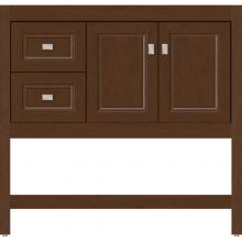 Strasser Woodenwork 55.133 - 36 X 21 X 34.5 Alki Spa Vanity Ogee Miter Pecan Cherry Lh