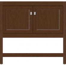 Strasser Woodenwork 55.146 - 36 X 18.5 X 34.5 Alki Spa Vanity Ogee Miter Pecan Cherry Std