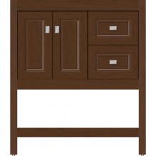 Strasser Woodenwork 55.135 - 30 X 21 X 34.5 Alki Spa Vanity Ogee Miter Pecan Cherry Rh