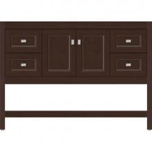 Strasser Woodenwork 54.870 - 48 X 21 X 34.5 Alki Spa Vanity Ogee Miter Choc Cherry Sb