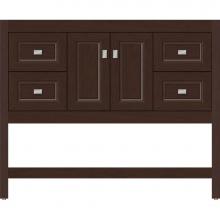 Strasser Woodenwork 54.875 - 42 X 21 X 34.5 Alki Spa Vanity Ogee Miter Choc Cherry Sb