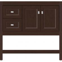 Strasser Woodenwork 54.880 - 36 X 18.5 X 34.5 Alki Spa Vanity Ogee Miter Choc Cherry Lh