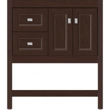 Strasser Woodenwork 54.884 - 30 X 18.5 X 34.5 Alki Spa Vanity Ogee Miter Choc Cherry Lh