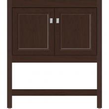 Strasser Woodenwork 55.006 - 30 X 18.5 X 34.5 Alki Spa Vanity Ogee Miter Choc Cherry Std