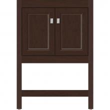 Strasser Woodenwork 54.888 - 24 X 18.5 X 34.5 Alki Spa Vanity Ogee Miter Choc Cherry Std