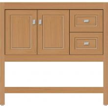 Strasser Woodenwork 55.063 - 36 X 21 X 34.5 Alki Spa Vanity Ogee Miter Nat Oak Rh