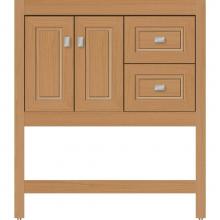 Strasser Woodenwork 55.069 - 30 X 21 X 34.5 Alki Spa Vanity Ogee Miter Nat Oak Rh