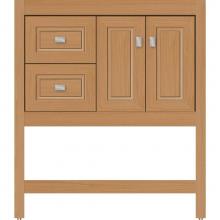 Strasser Woodenwork 55.071 - 30 X 21 X 34.5 Alki Spa Vanity Ogee Miter Nat Oak Lh