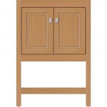 Strasser Woodenwork 55.097 - 24 X 18.5 X 34.5 Alki Spa Vanity Ogee Miter Nat Oak Std