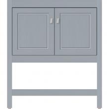 Strasser Woodenwork 55.074 - 30 X 21 X 34.5 Alki Spa Vanity Ogee Miter Silver Oak Std