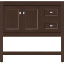 Strasser Woodenwork 55.157 - 36 X 21 X 34.5 Alki Spa Vanity Ogee Miter Choc Oak Rh