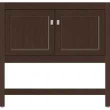 Strasser Woodenwork 55.171 - 36 X 21 X 34.5 Alki Spa Vanity Ogee Miter Choc Oak Std