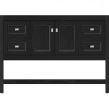 Strasser Woodenwork 55.180 - 48 X 18.5 X 34.5 Alki Spa Vanity Ogee Miter Midnight Oak Sb