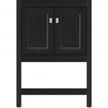 Strasser Woodenwork 55.191 - 24 X 21 X 34.5 Alki Spa Vanity Ogee Miter Midnight Oak Std