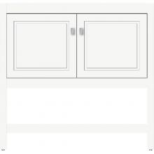 Strasser Woodenwork 55.040 - 36 X 18.5 X 34.5 Alki Spa Vanity Ogee Miter Sat White Std