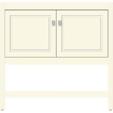 Strasser Woodenwork 55.042 - 36 X 18.5 X 34.5 Alki Spa Vanity Ogee Miter Sat Biscuit Std