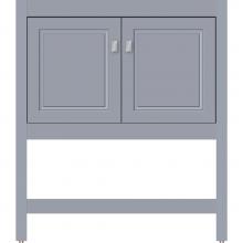 Strasser Woodenwork 55.219 - 30 X 21 X 34.5 Alki Spa Vanity Ogee Miter Sat Silver Std