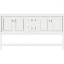 Strasser Woodenwork 55.227 - 60 X 21 X 34.5 Alki Spa Vanity Ogee Miter Powder Grey Db