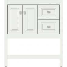 Strasser Woodenwork 55.240 - 30 X 18.5 X 34.5 Alki Spa Vanity Ogee Miter Powder Grey Rh