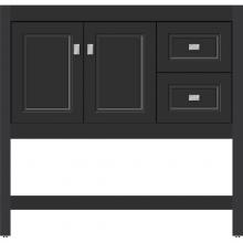 Strasser Woodenwork 54.997 - 36 X 18.5 X 34.5 Alki Spa Vanity Ogee Miter Sat Black Rh