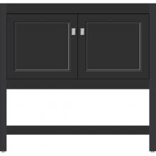 Strasser Woodenwork 55.052 - 36 X 18.5 X 34.5 Alki Spa Vanity Ogee Miter Sat Black Std